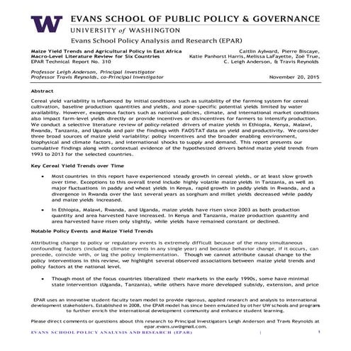 EPAR_UW_310_National-Level_Maize Yield Trends_5.31.16