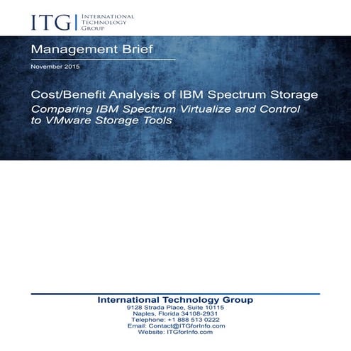 ITG-Nov15-MgmtBrief-Cost-Benefit-Comparison-IBM-VMware