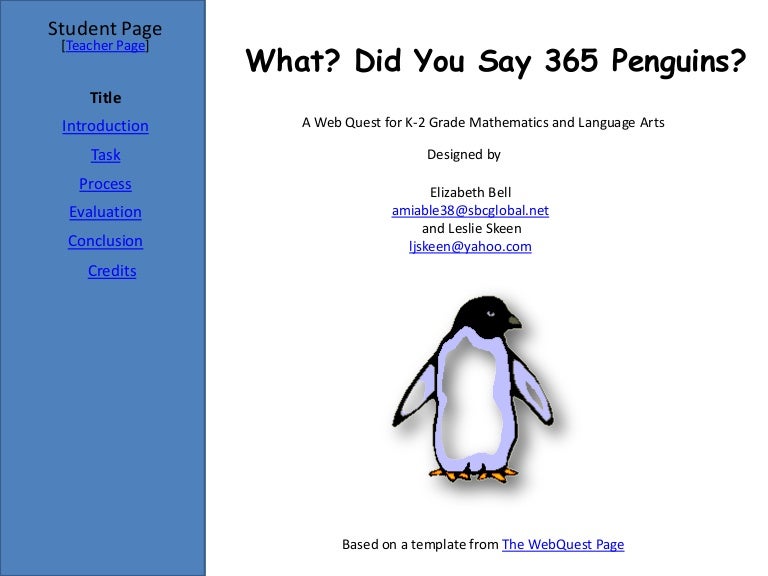 What? Did You Say 365 Penguins?