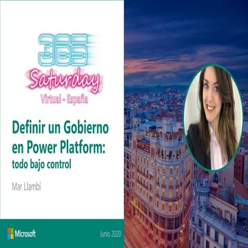 Definir un Gobierno en Power Platform: todo bajo control