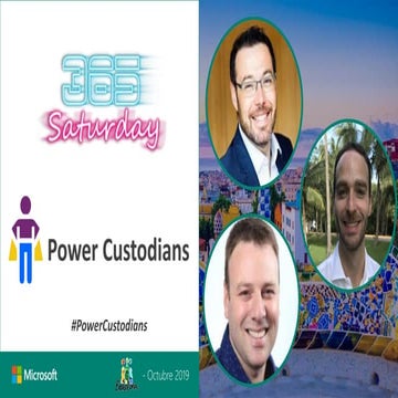 The Power Custodians - 365 Saturday Barcelona October 2019
