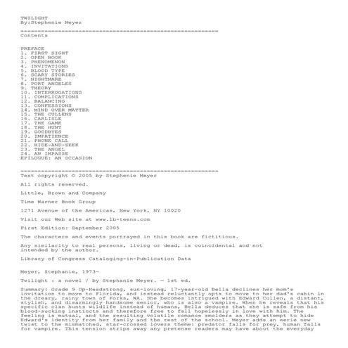 3669425 Stephanie Meyertwilight