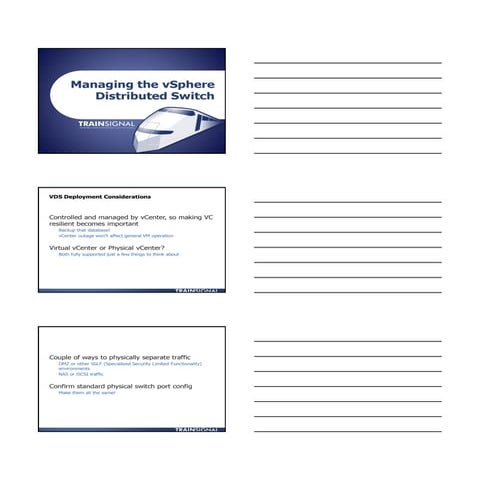 3671 managing the v sphere distributed switch