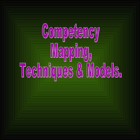 Competency Mapping