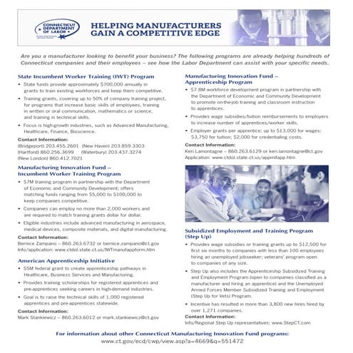 Competitive Edge flyer