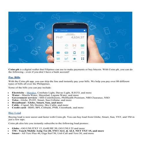 CRYPTOCURRENCIES GUIDE (FROM COINS.PH TO BINANCE)