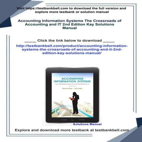 Get Accounting Information Systems The Crossroads of Accounting and IT 2nd Ed...