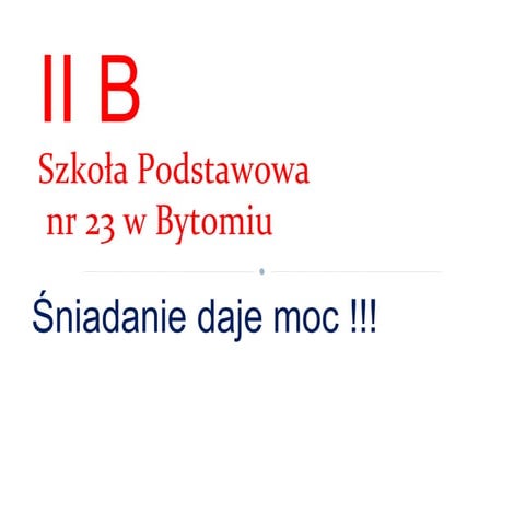 Śniadanie Daje Moc