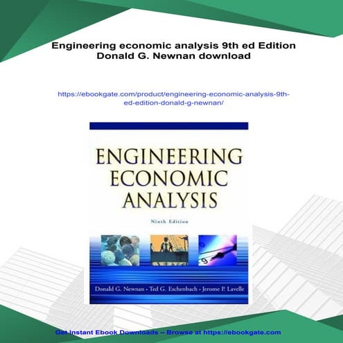 ENGINEERING ECONOMIC ANALYSIS BY DONALD NEWNAN PDF visual data 3