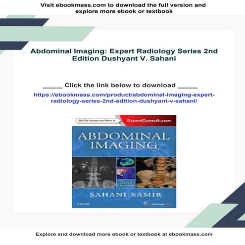 Abdominal Imaging: Expert Radiology Series 2nd Edition Dushyant V ...