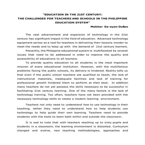 369780164 education-in-the-21st-century