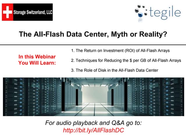 Webinar: The All-Flash Data Center, Myth or Reality?