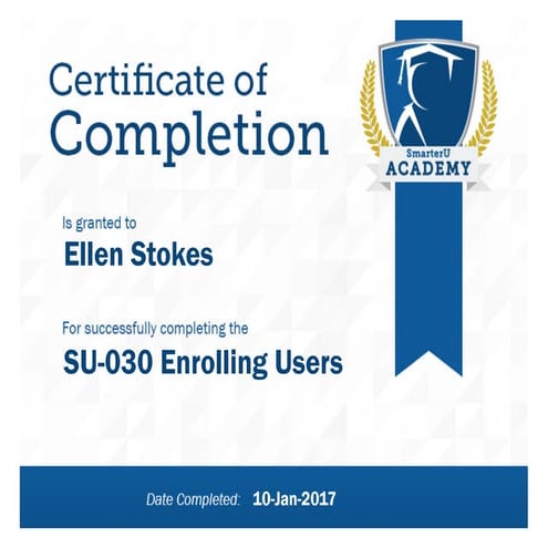 SU-030 Enrolling Users