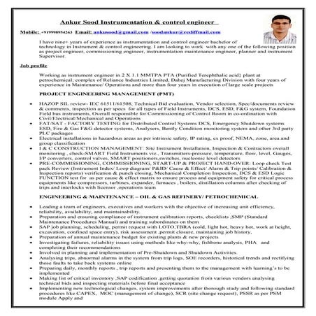 Metering Engineer_Resume | PDF