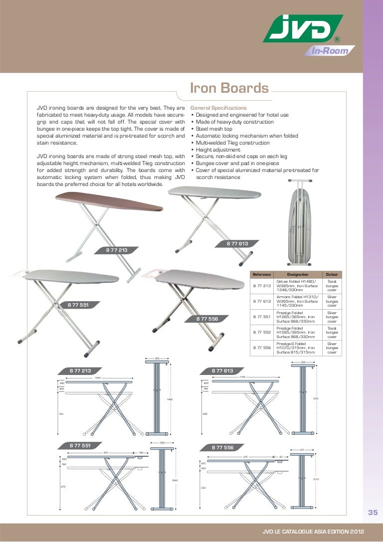 36 ironing boards