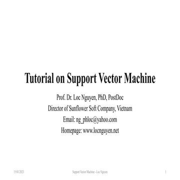 Tutorial on Support Vector Machine