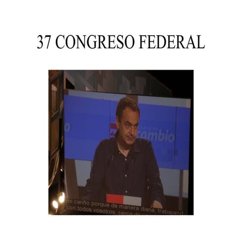 37 Congreso Federal