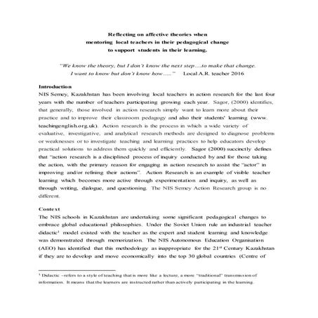 Mentoring local teachers_May2016