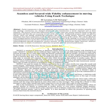 Seamless and Secured wide Fidelity enhancement in moving vehicles Using Eeack...