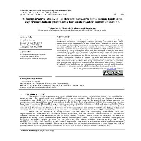 A comparative study of different network simulation tools and ...