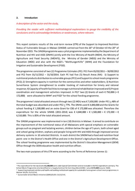 Original Introduction 11 Nov 2015 ETR Malawi Mission