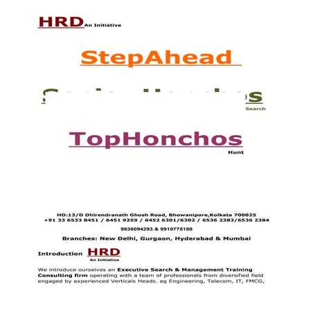 2014 -BUSINESS PROFILE