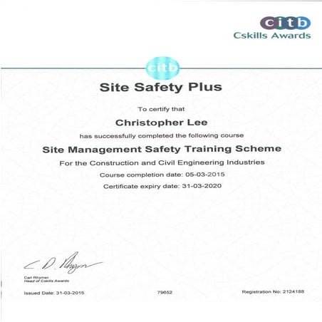 PCGM Certificate | PDF