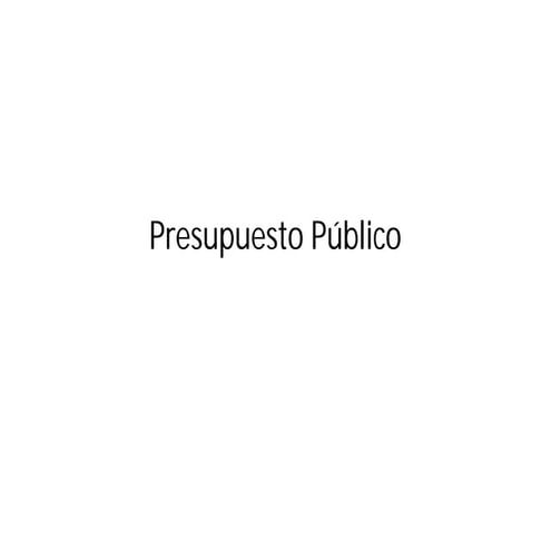 3750 presupuesto publico
