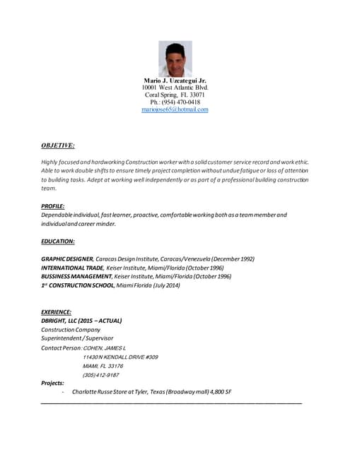recent resume | DOCX