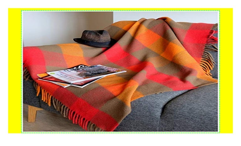 Linen Cotton Flauschige Weiche Warme Decke Wolldecke Bunt Karier