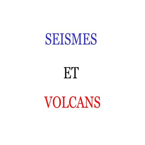 Comprehensive Visual Guide to Earthquakes and Active Volcanoes ...