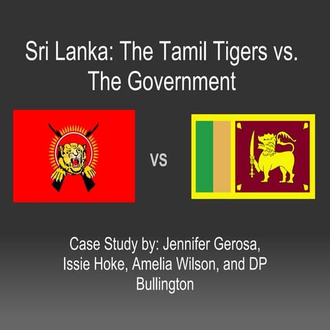 Sri Lanka Case Study Presentation | PPT