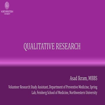 QUALITATIVE RESEARCH | PPSX