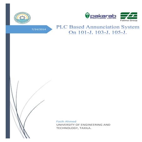 PLC Based Annunciation System Report