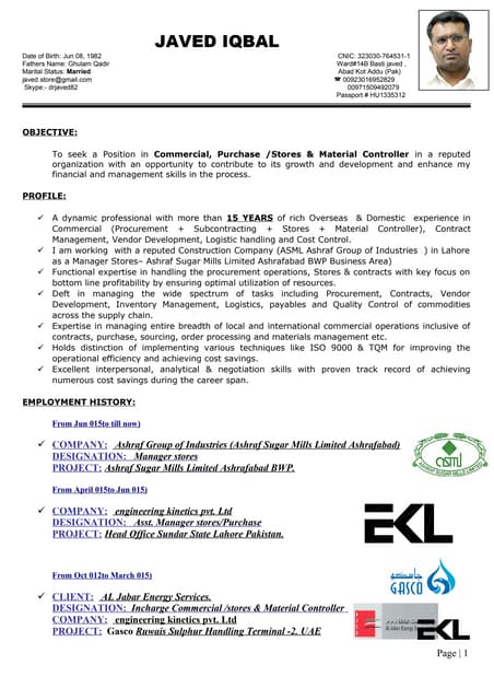 CV - Talha | DOC