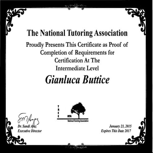 NTA Tutor Certification PDF
