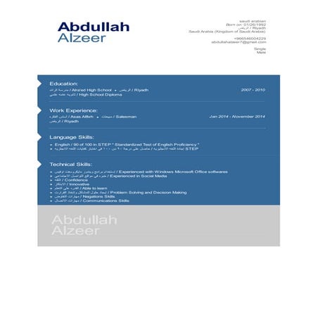 CV New 2 | DOCX