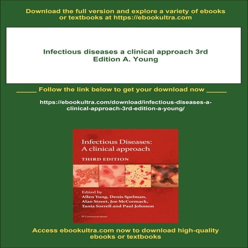 Infectious diseases a clinical approach 3rd Edition A. Young | PDF