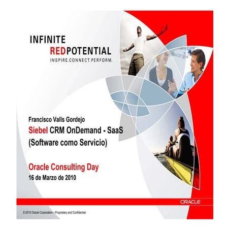 Presentacion SBL Customers Day 5 CRM On Demand - SAAS