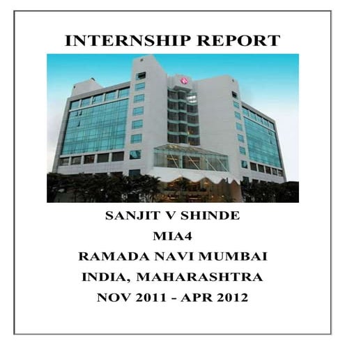 intership report | DOCX