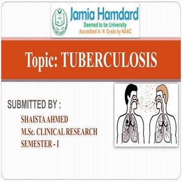 TUBERCULOSIS | PPTX