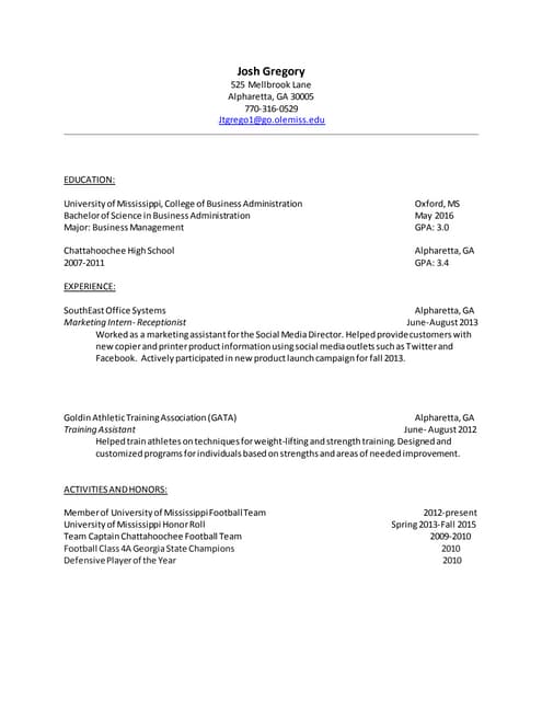 Josh Gregory Presentations