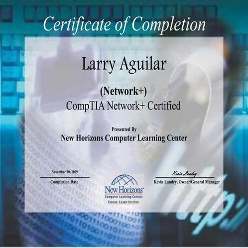MCSA Certificate Of Completion | PDF