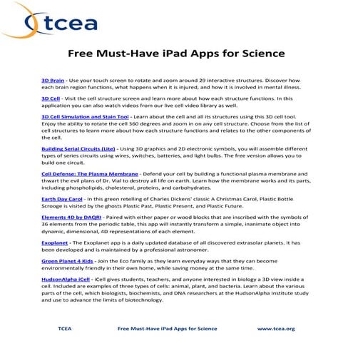 Free Must-Have Apps for Science (1)