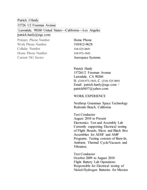 Production Certifications | DOCX