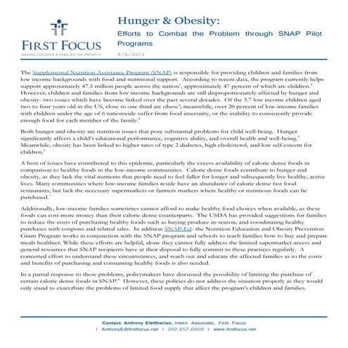 Anthony Eleftherion_First Focus Writing Sample