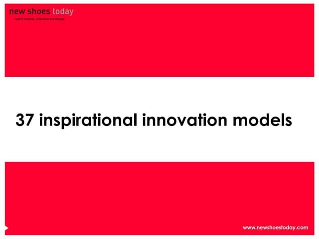 37 inspirational innovation models