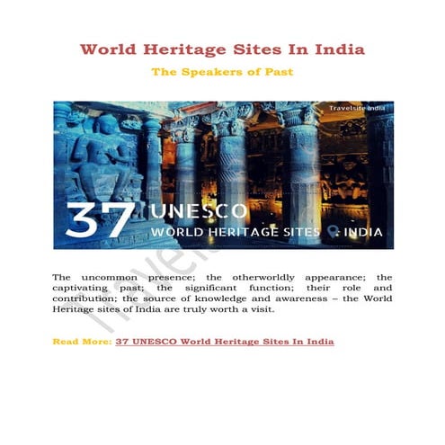 World Heritage site in India | PDF