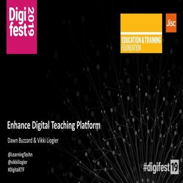Enhance - the ETF's digital teaching platform