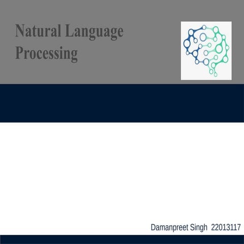 Natural language processing | PPTX